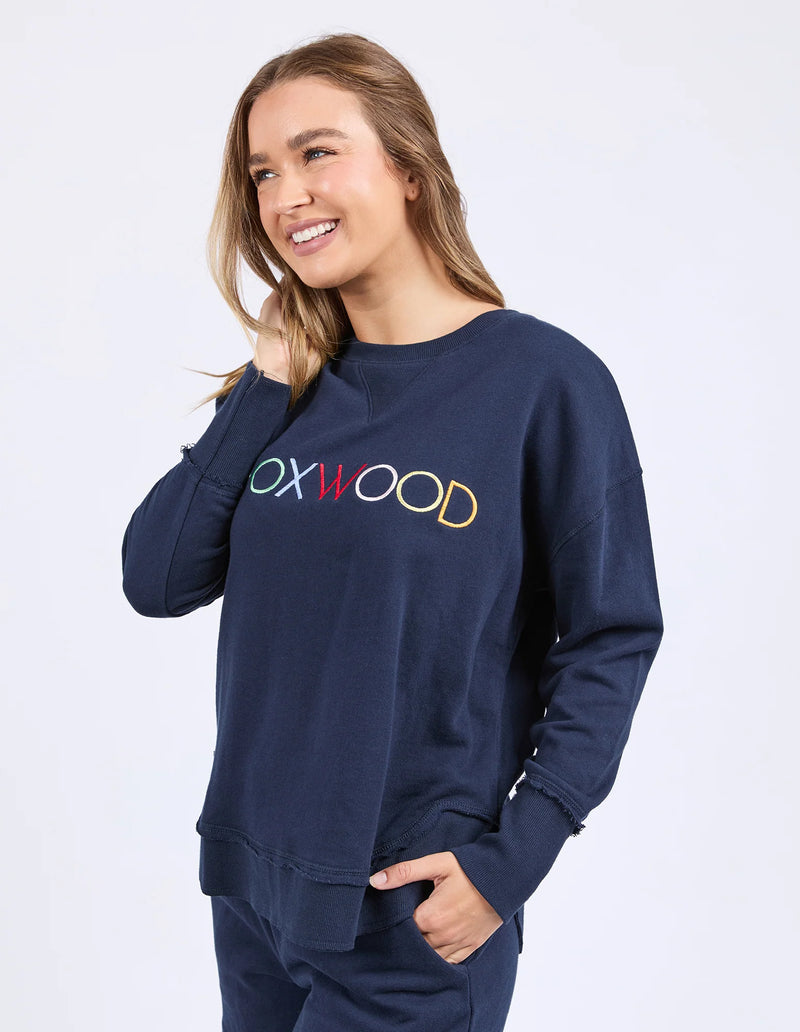 SIMPLIFIED CREW CONFETTI CREW NAVY