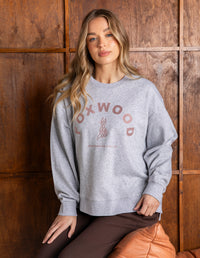 EFFORTLESS CONTRAST CREW GREY MARLE