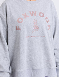 EFFORTLESS CONTRAST CREW GREY MARLE
