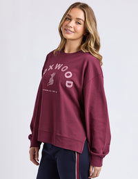 EFFORTLESS CONTRAST CREW WINE