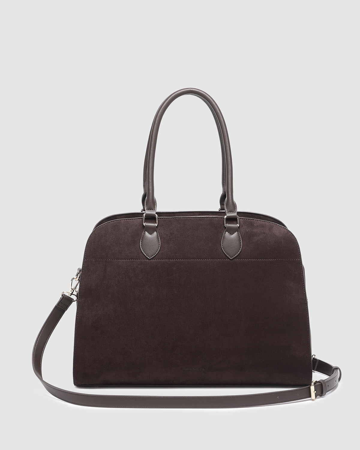 BLAIRE TOTE BAG CHOCOLATE SUEDETTE