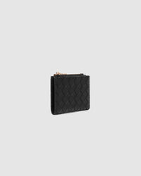 LILY WALLET WOVEN BLACK