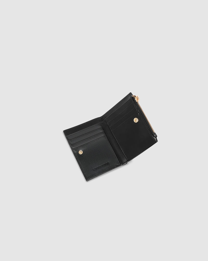 LILY WALLET WOVEN BLACK
