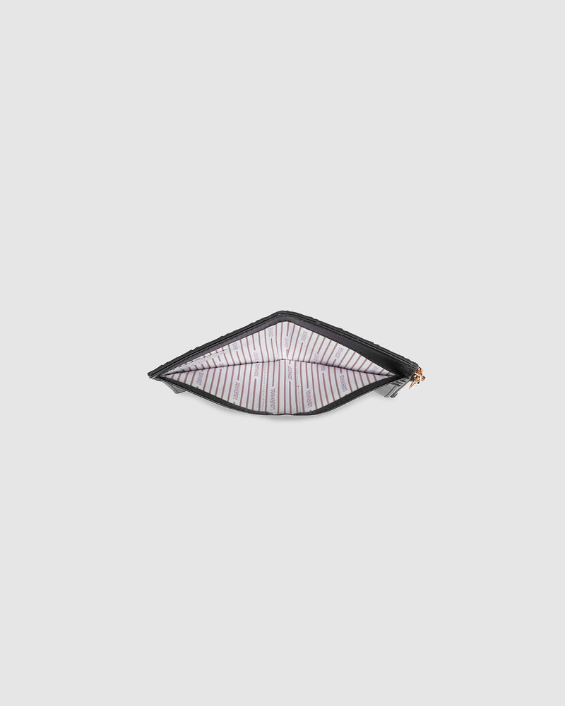 LILY WALLET WOVEN BLACK