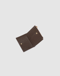 LILY WALLET WOVEN CHOCOLATE