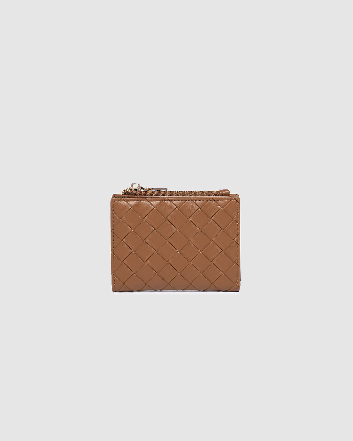 LILY WALLET WOVEN TAN
