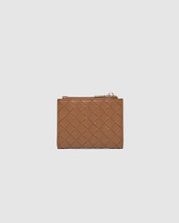 LILY WALLET WOVEN TAN
