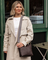 KASEY CROSSBODY BAG CHOCOLATE