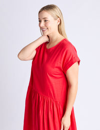 SUNSET HOUR DRESS POPPY