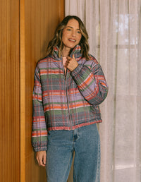 CORD CHECK JACKET