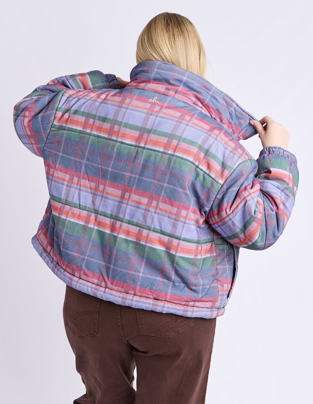 CORD CHECK JACKET