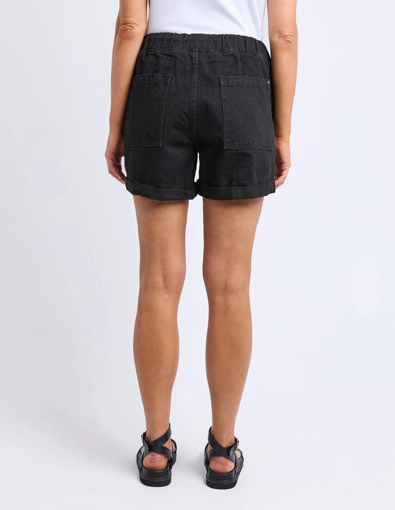 EMMA RELAXED SHORT BLACK