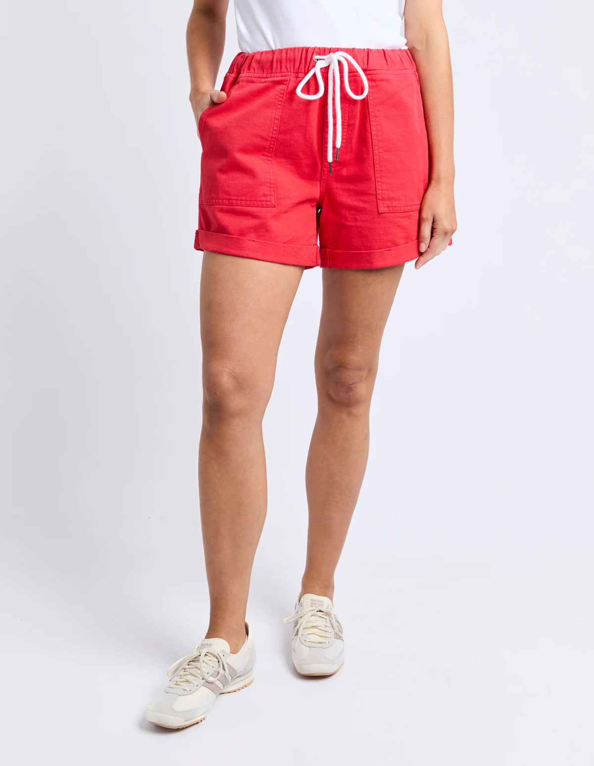EMMA RELAXED SHORT POPPY