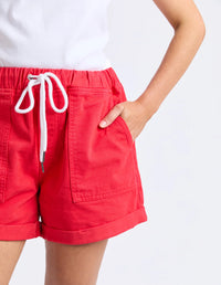 EMMA RELAXED SHORT POPPY