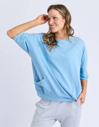 MAZIE SWEAT DUSKY BLUE