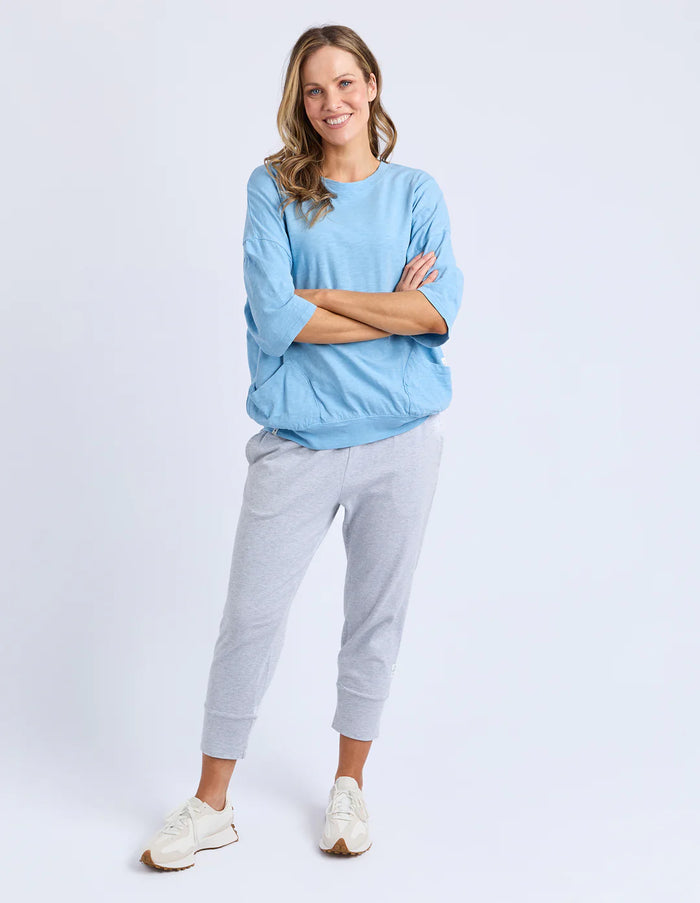MAZIE SWEAT DUSKY BLUE
