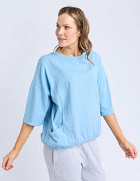 MAZIE SWEAT DUSKY BLUE