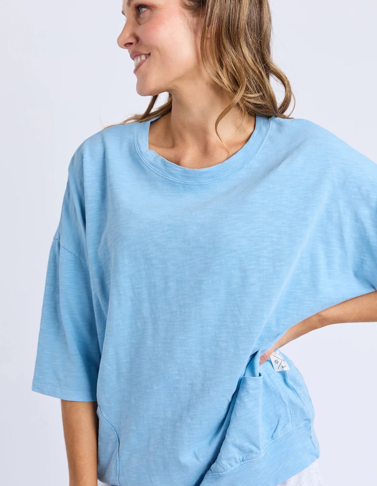 MAZIE SWEAT DUSKY BLUE