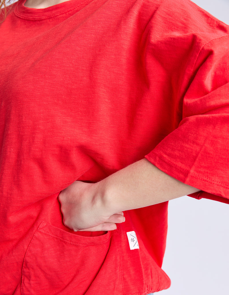 FUNDAMENTAL MAZIE SWEAT POPPY