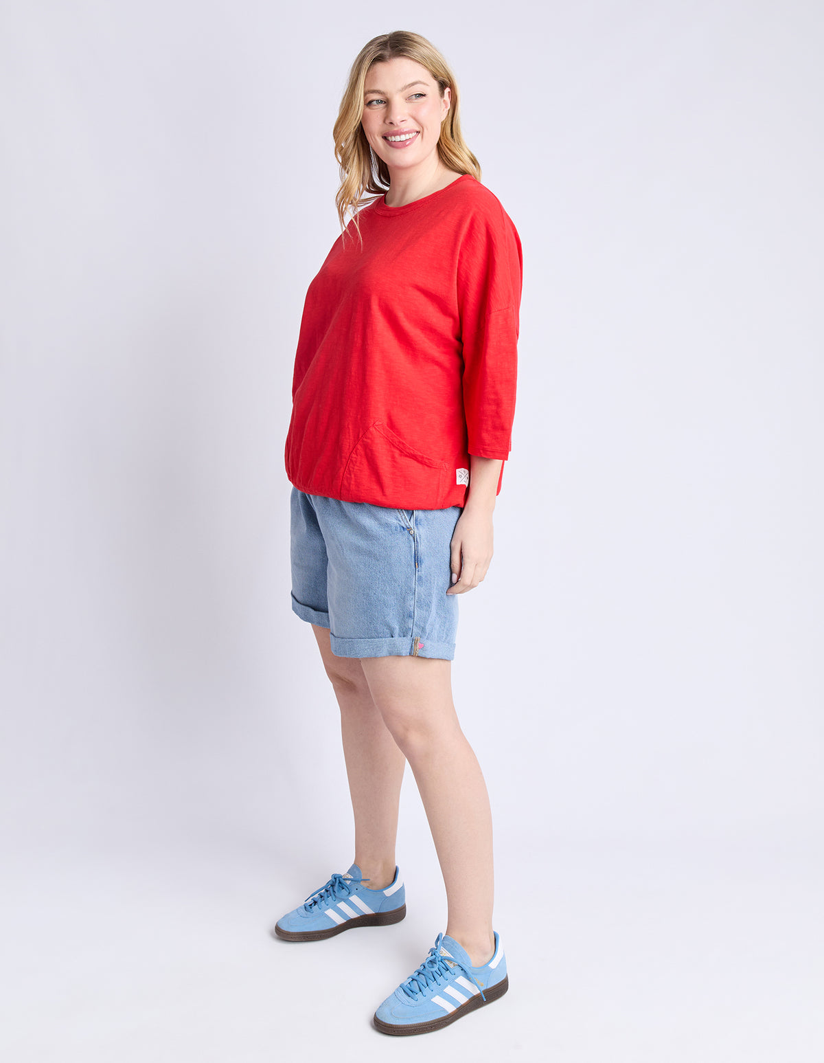 FUNDAMENTAL MAZIE SWEAT POPPY