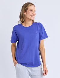 HALLI SHORT SLEEVE TEE OCEAN BLUE
