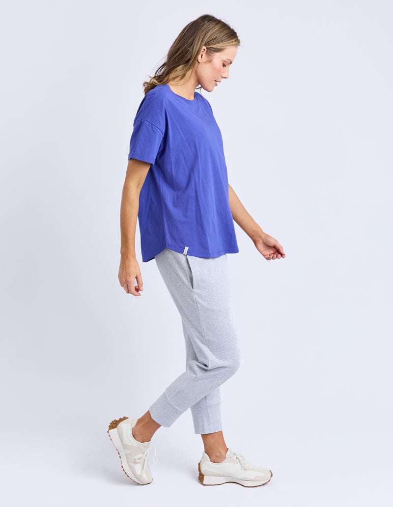 HALLI SHORT SLEEVE TEE OCEAN BLUE