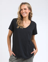 PIMA VEE TEE BLACK