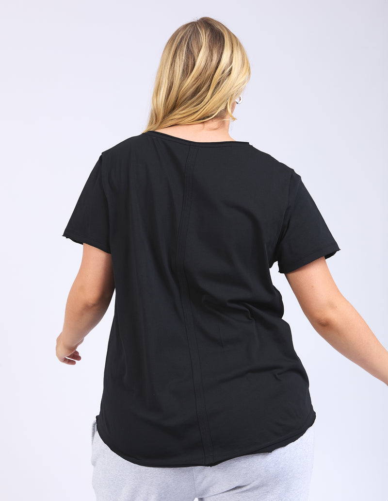 PIMA VEE TEE BLACK