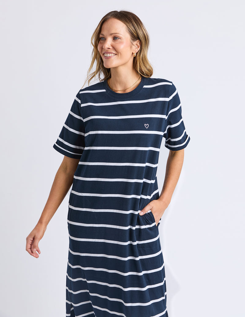 HALLI DRESS STRIPE