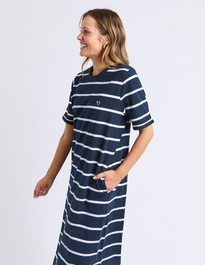 HALLI DRESS STRIPE