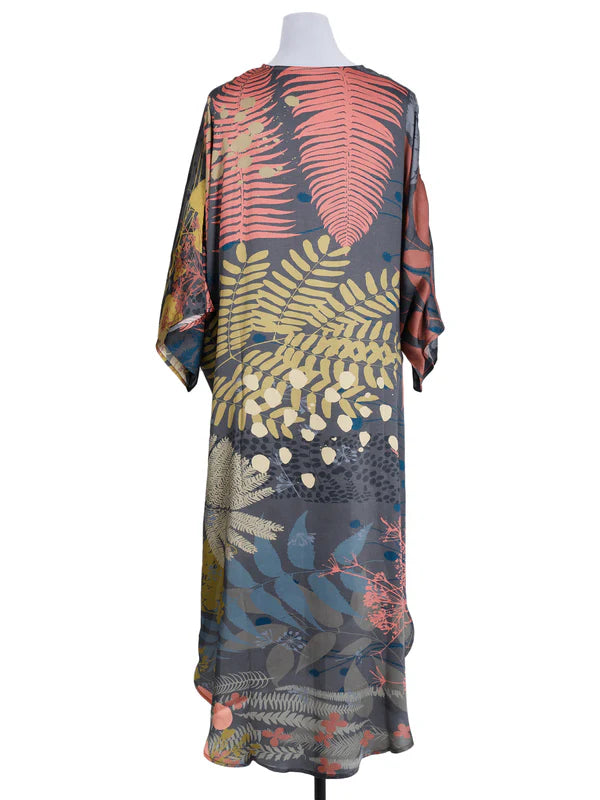 TROPICAL LONG SLIT KIMONO