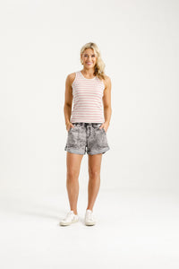 BOBBY SINGLET IVORY / BLOOM STRIPES