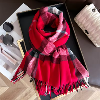 OXFORD WINTER SCARF RED