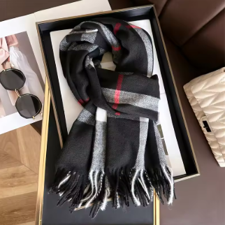 OXFORD WINTER SCARF BLACK
