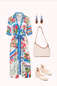 MONACO DRESS SARDINIA BLUE