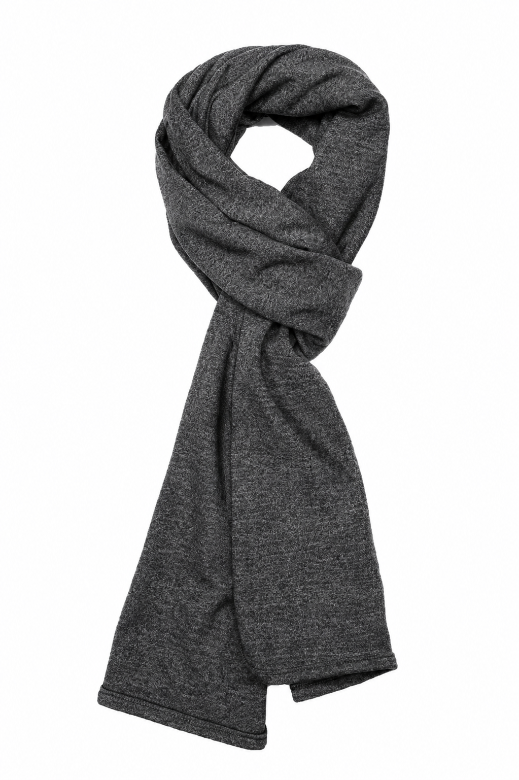 100% MERINO SCARF CHARCOAL