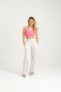 DOME SIDE PANTS IVORY