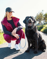 FREEDOM QUILTED FLEECE VEST PLUM