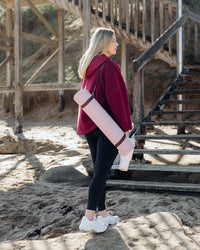 FREEDOM QUILTED FLEECE JACKET PLUM