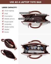 MADDIE LAPTOP COOLER BAG QUILTED VANILLA/TAN