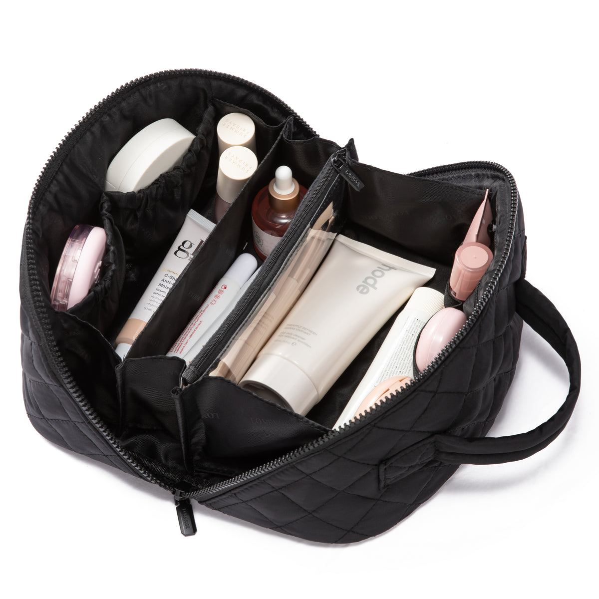 KIRSTY QUILTED COSMETIC BAG