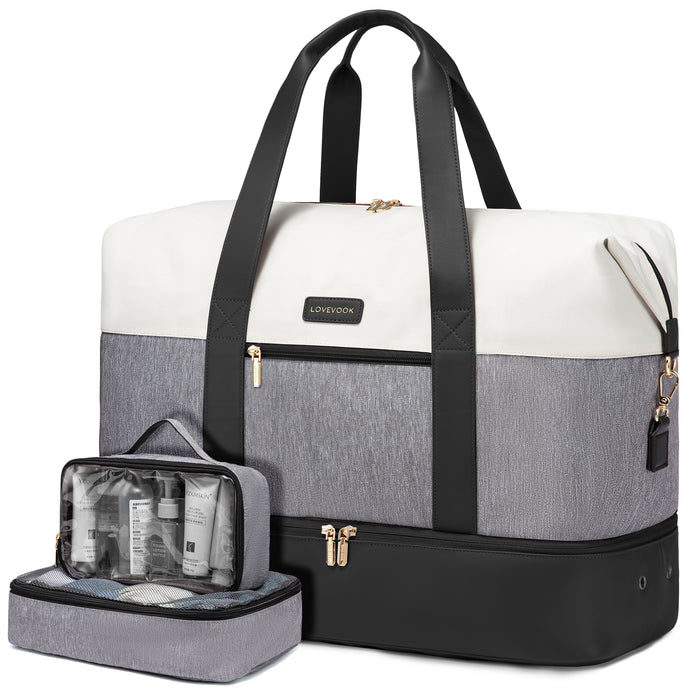 WREN TRAVEL/GYM BAG VANILLA/WHITE/BLACK