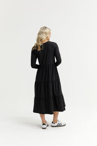 LONG SLEEVE KENDALL DRESS BLACK