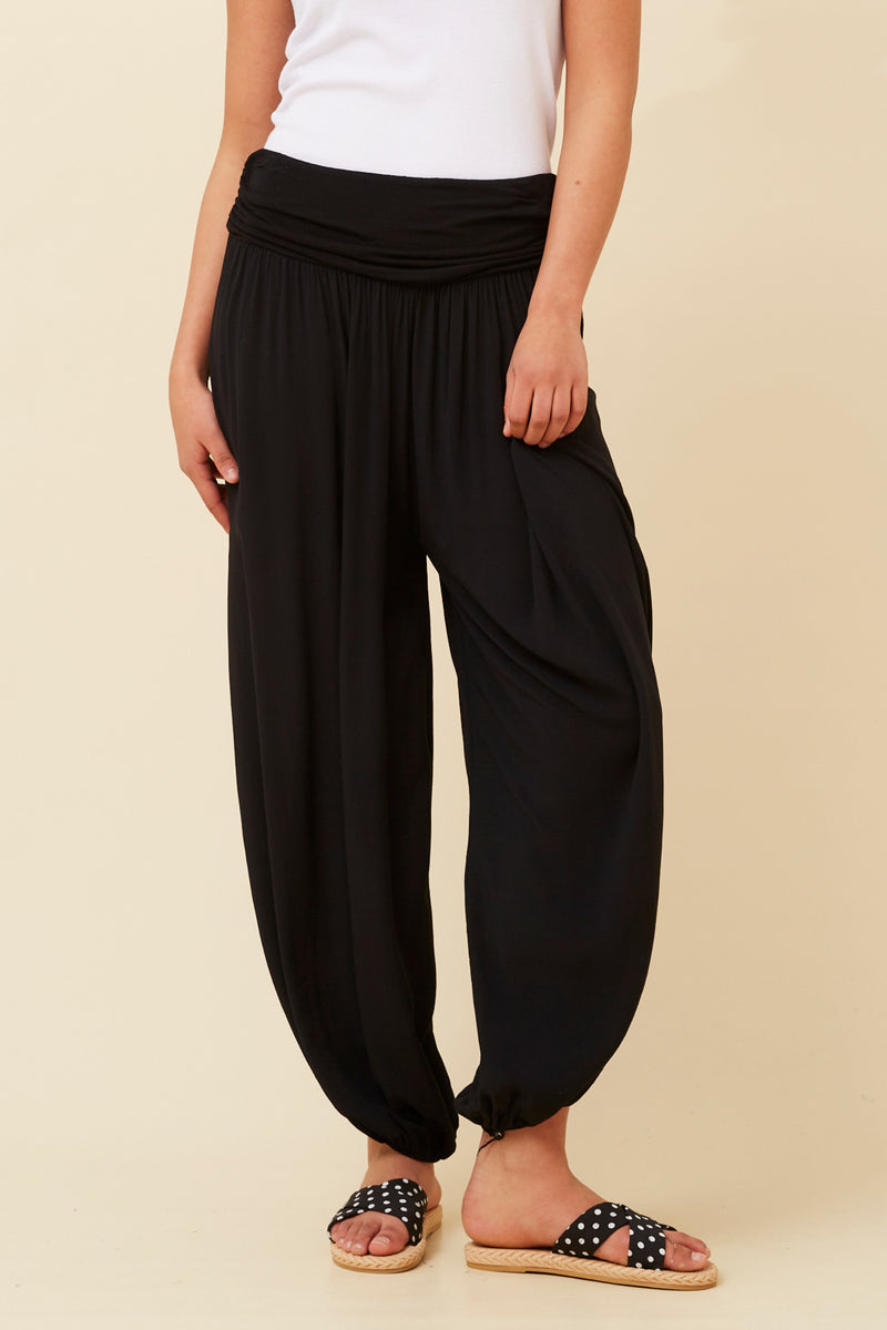 RELAXED PANT VISCOSE BLACK