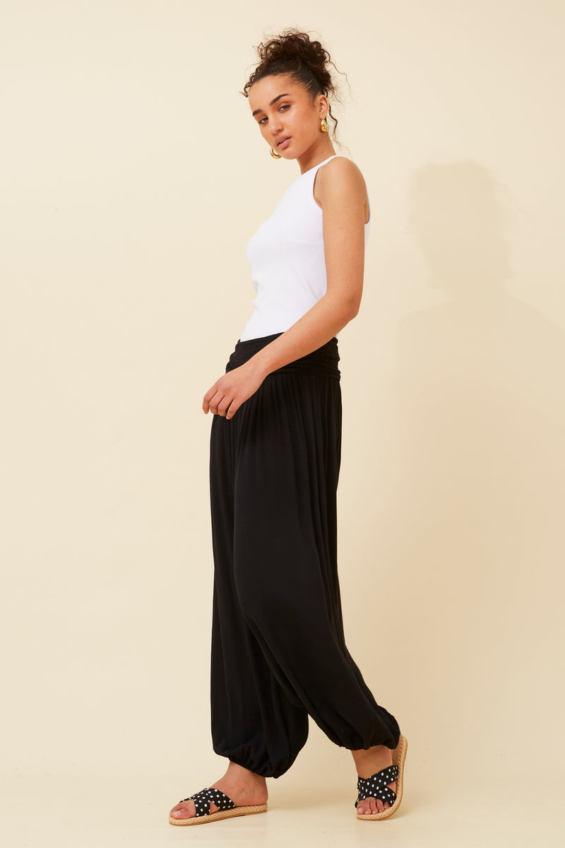 RELAXED PANT VISCOSE BLACK