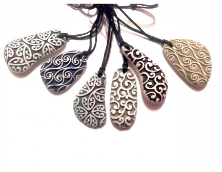 HEARTWOOD TOUCHSTONE PENDANT AUTUMN TONES