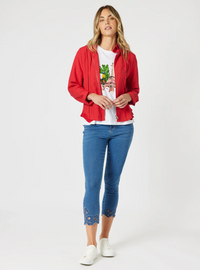 ISLA EMB JEAN DENIM