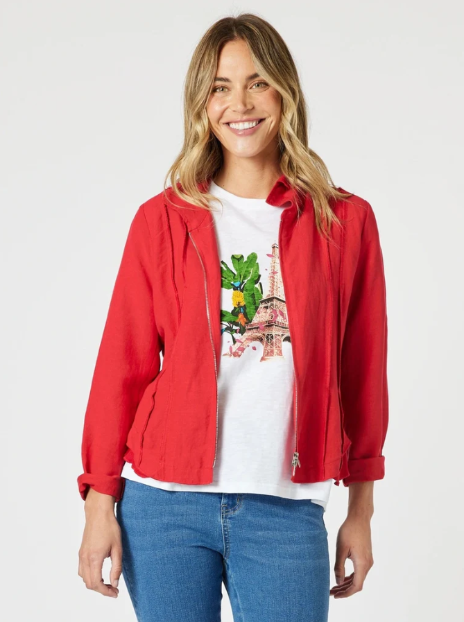 LINO LE MARAIS JACKET RED