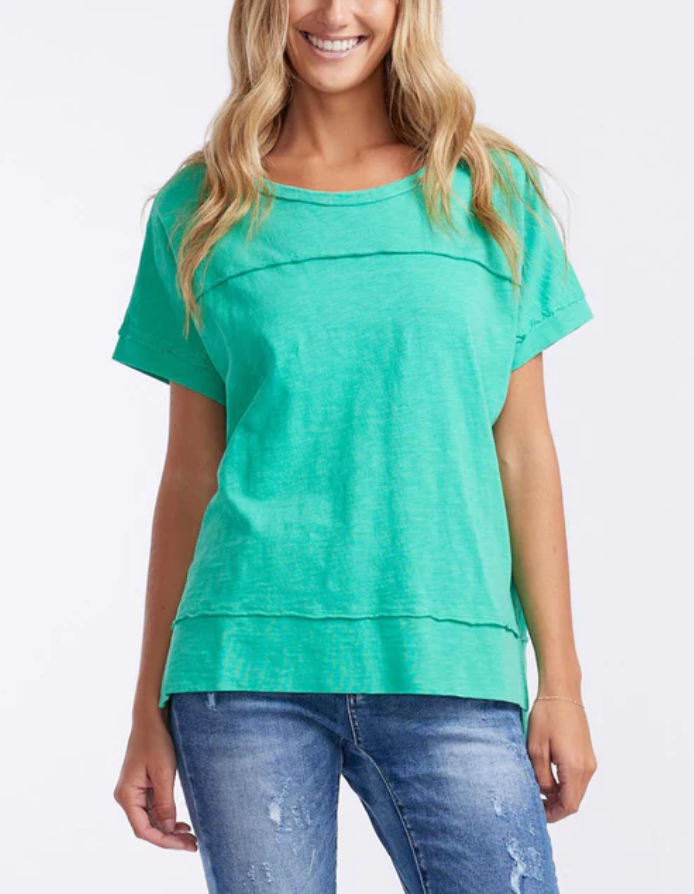THROW ON SHORT SLEEVE TEE