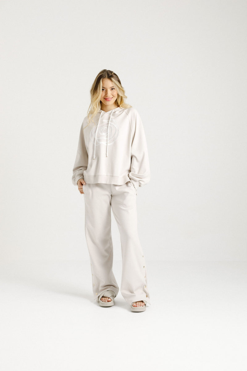 DOME SIDE PANTS IVORY